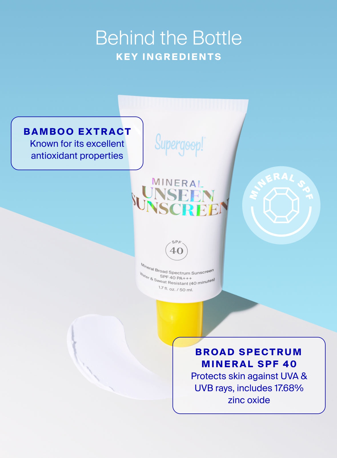 Supergoop! Mineral Unseen Sunscreen SPF 40