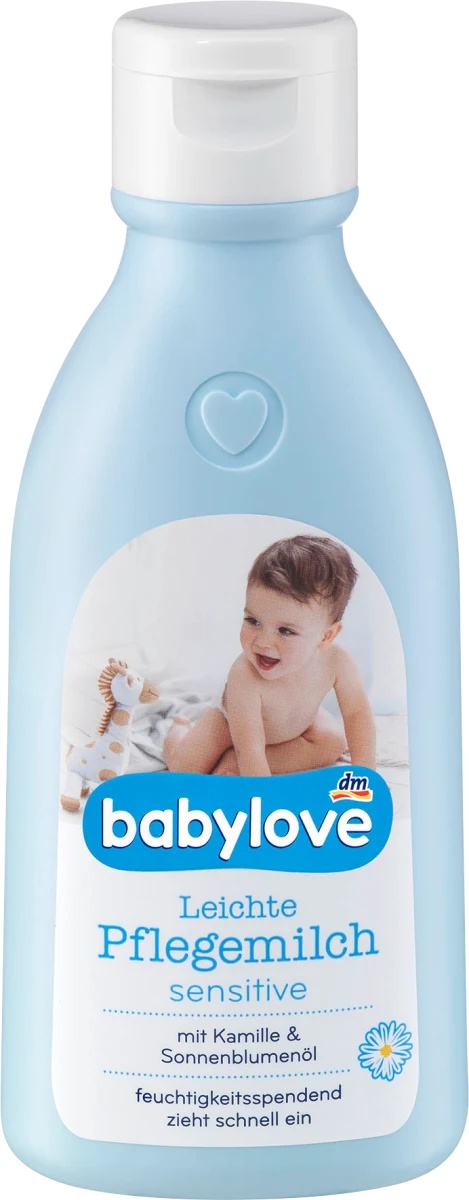 Babylove Leichte Pflegemilch Sensitive