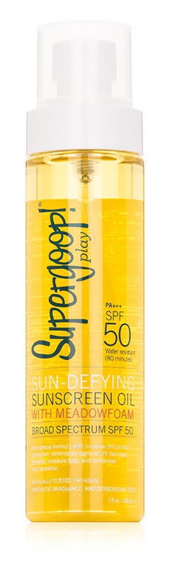 Supergoop! Sun-Defying Sunscreen Oil With Meadowfoam