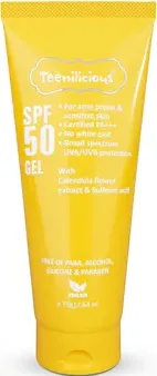 teenilicious Sunscreen SPF 50 Gel Broad Spectrum Pa+++