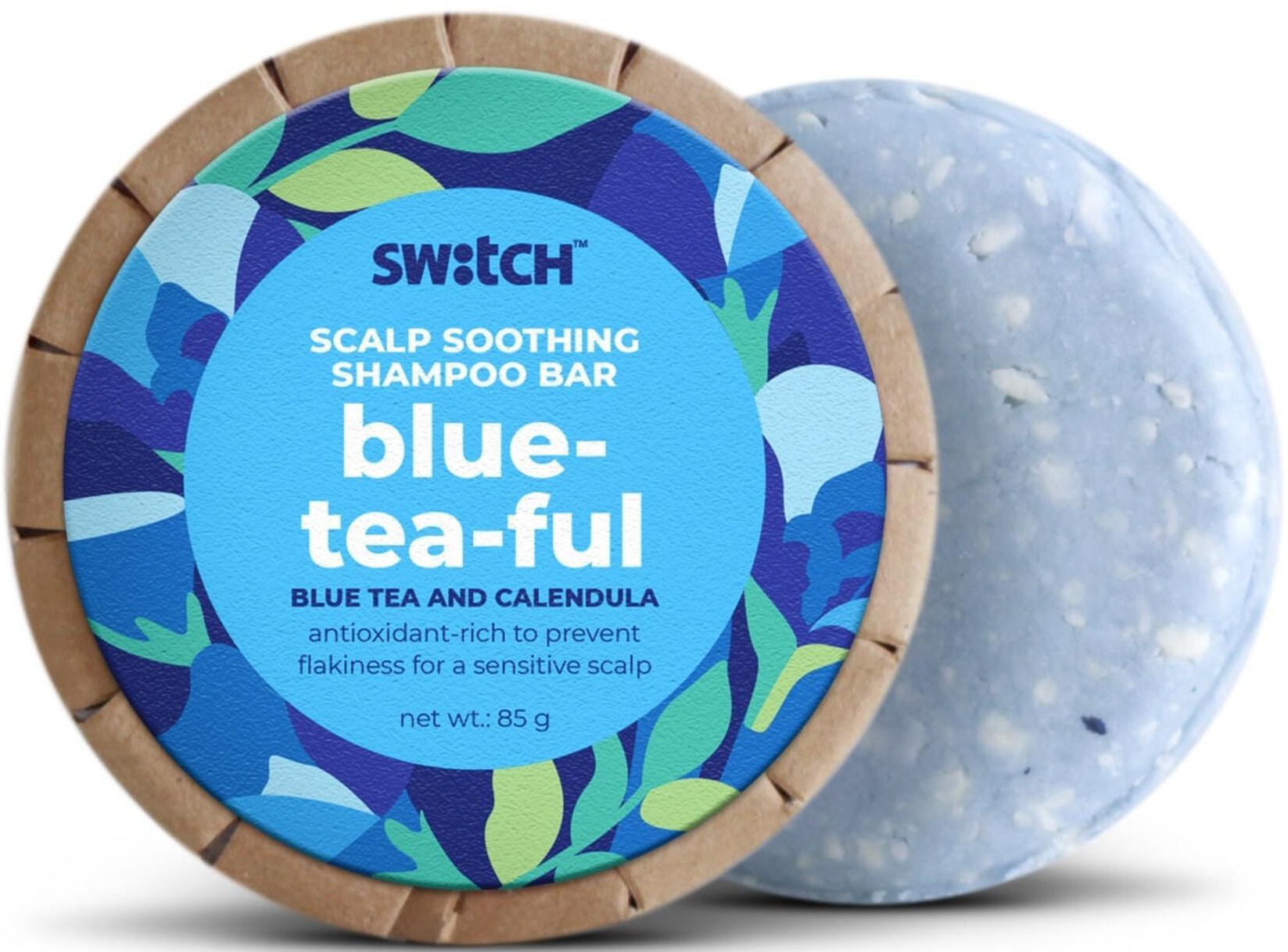 Switch Scalp Soothing Shampoo Bar Blue-tea-ful