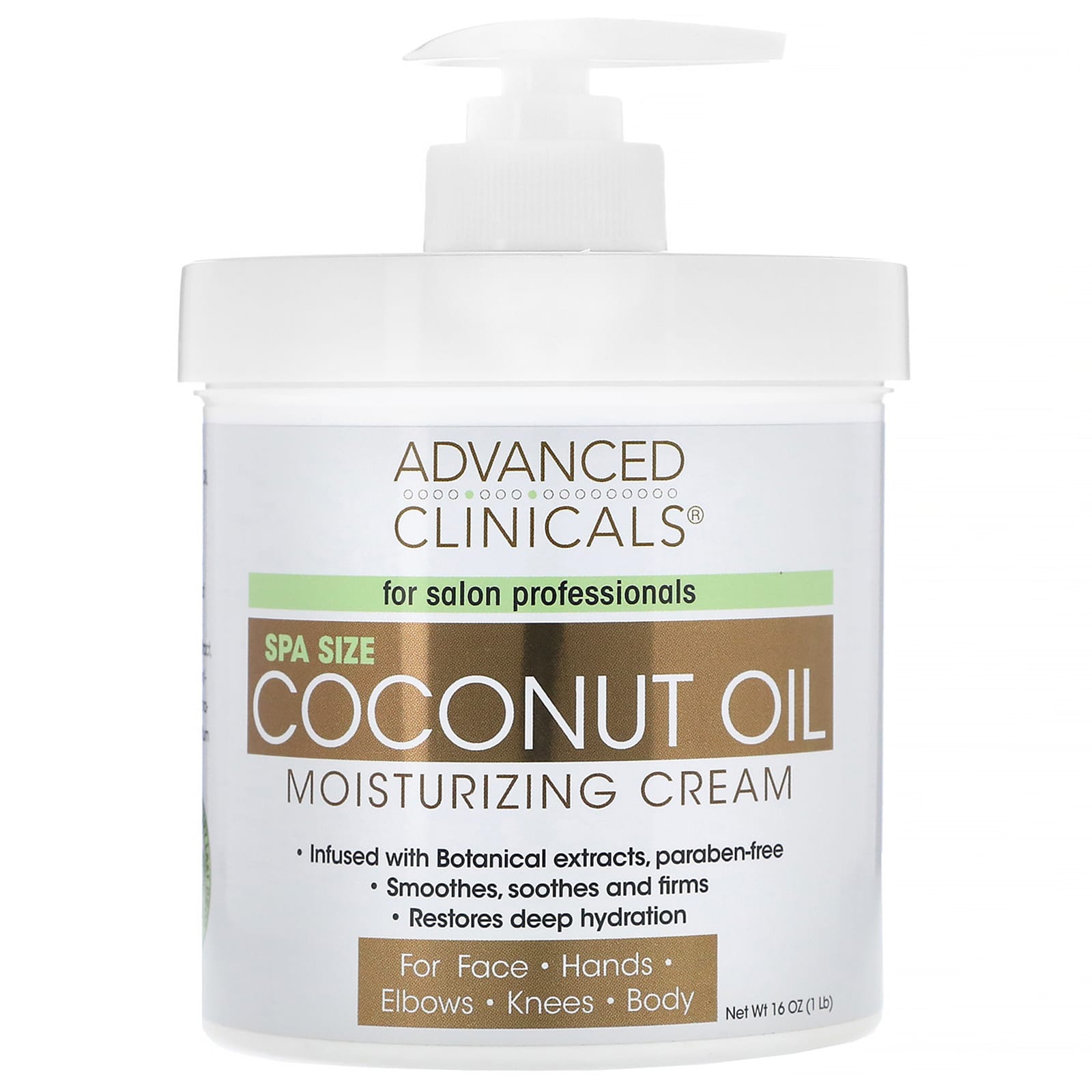 Advanced Clinicals Coconut Oil Cream