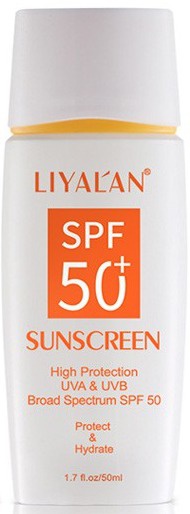 LIYAL'AN SPF 50+ UV Moisturizing Waterproof Natural Organic Sunscreen