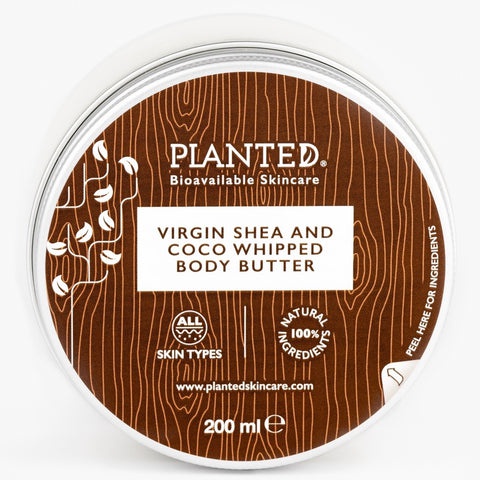 Planted Virgin Shea And Cocoa Whipped Body Butter