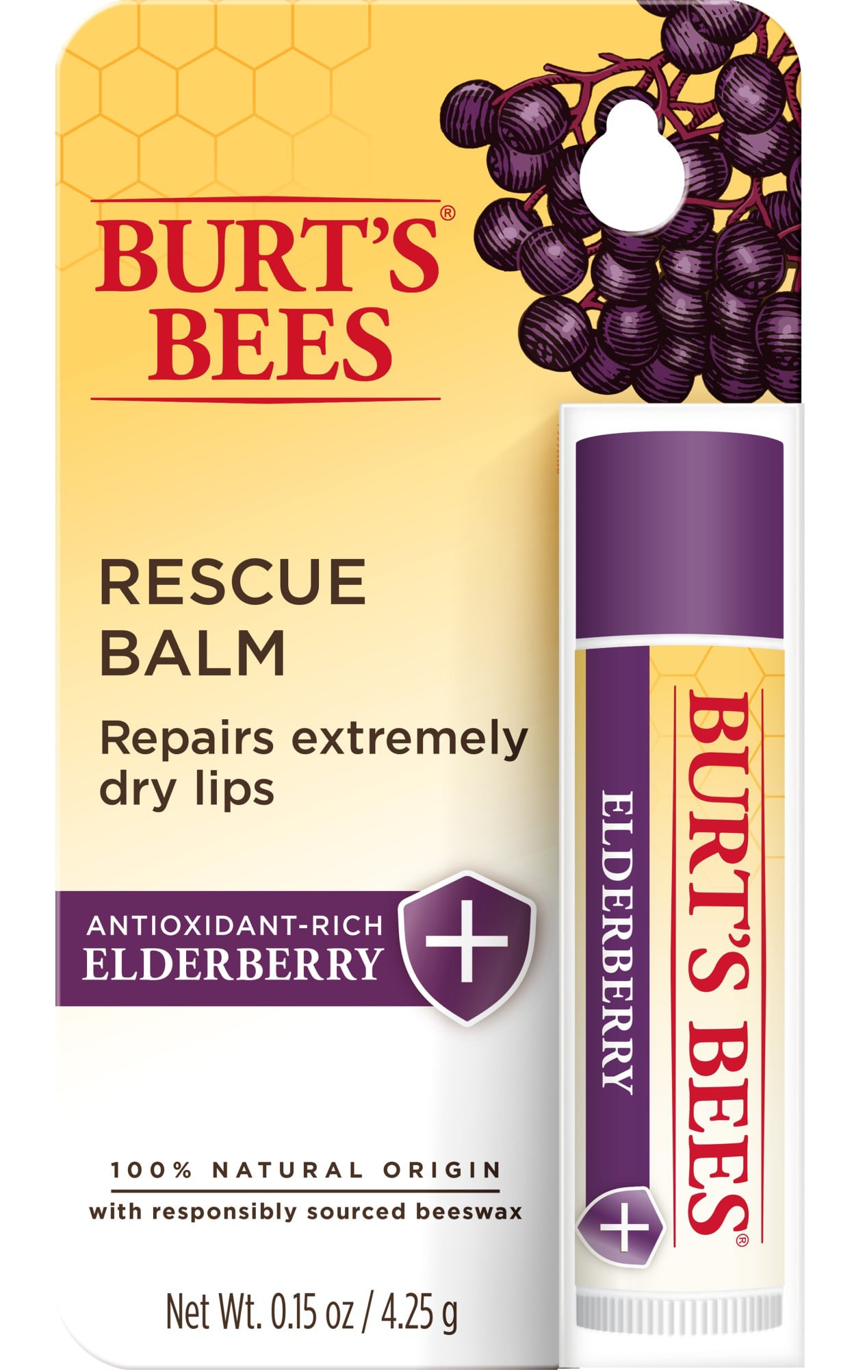 Burt's Bees Elderberry Rescue Balm With Antioxidants