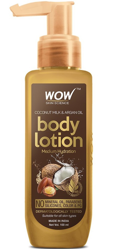 WOW skin science Coconut Milk And Argan Oil Body Lotion