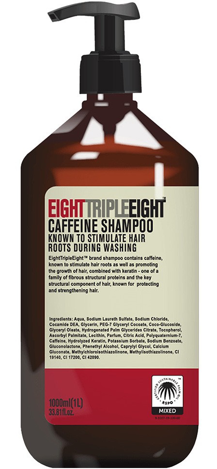 Eighttripleeight Caffeine Shampoo