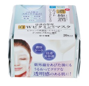 Rohto Mentholatum Hada Labo Gokujun White Perfect Mask