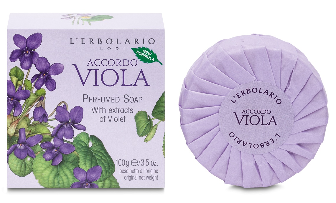 L'Erbolario Profumed Soap Accordo Viola