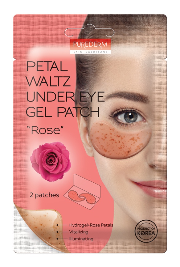 PUREDERM Petal Waltz Under Eye Gel Patch “rose”