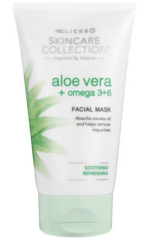 Clicks Skincare Collection Aloe Vera & Omega 3+6 Face Mask