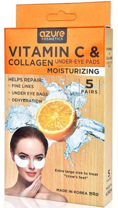 azure KOSMETICS Vitamin C & Collagen Under-eye Pads