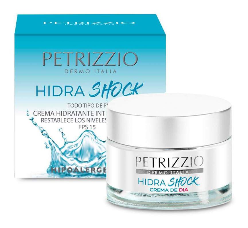 Petrizzio Dermo Italia HIDRASHOCK Crema hidratante intensiva DÍA FPS 15
