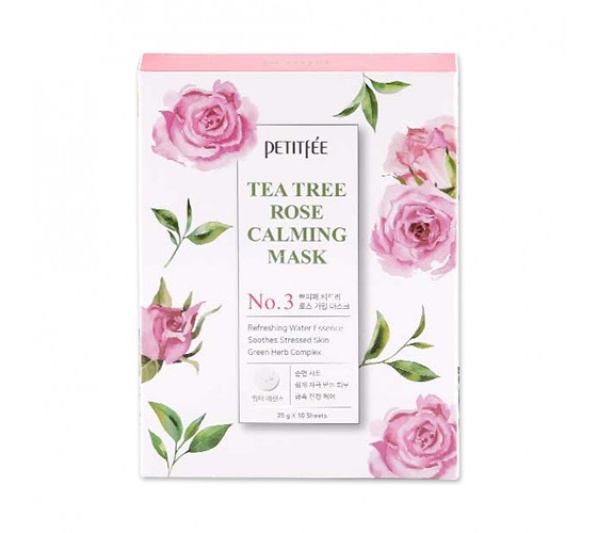 Petitfee Tea Tree Rose Calming Mask Pack