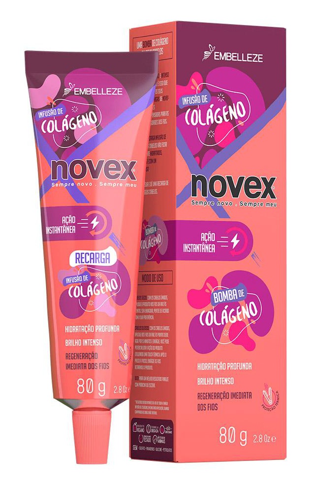 Novex Máscara De Hidratação Novex Recarga Infusão De Colágeno