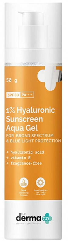 The derma CO Hyaluronic Invisible Sunscreen Gel With Hyaluronic Acid & Vitamin E