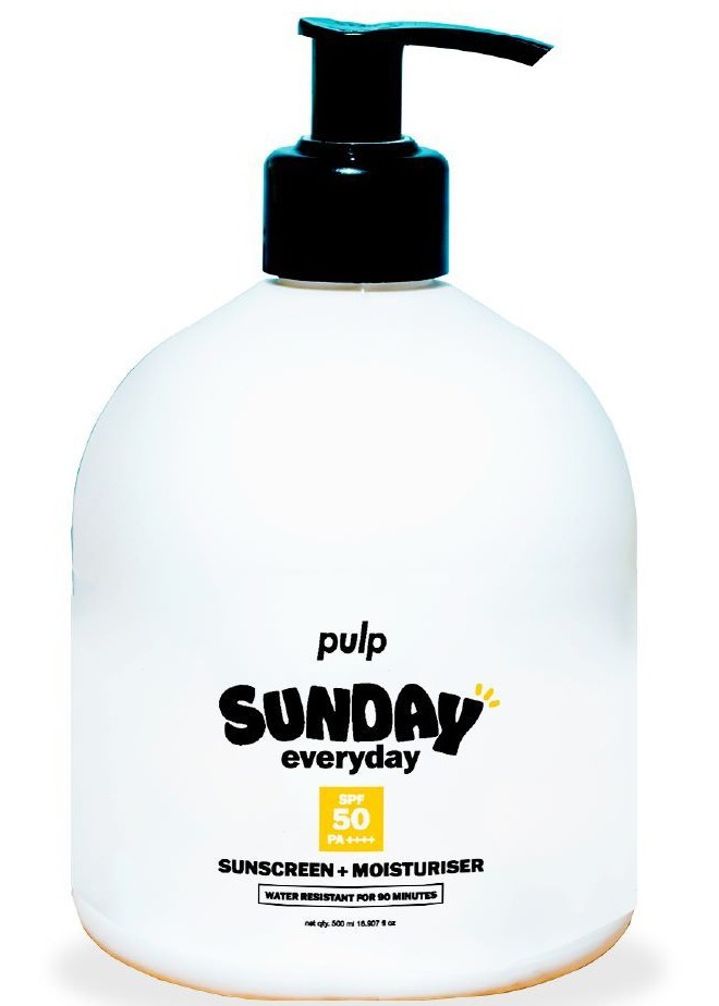 Pulp Cosmetics India Sunday Everyday Body Sunscreen + Moisturizer With SPF50