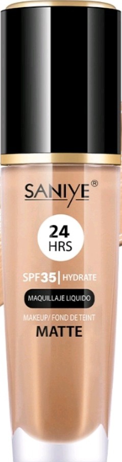 SANIYE Foundation Base Full Coverage Conceal  Face Makeup SPF35 #01 Natural