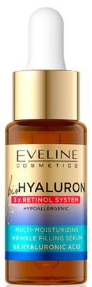 Eveline Bio Hyaluron 3x Retinol System Multi-Moisturizing Wrinkle Filling Serum