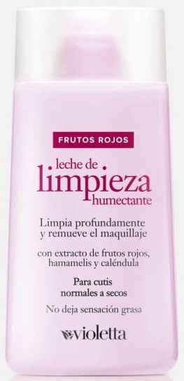 Violetta Leche  De Limpieza Humectante Frutos Rojos