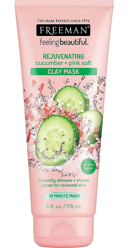 Freeman Rejuvenating Cucumber & Pink Salt Clay Mask