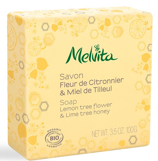 MELVITA Soap Lemon Tree Flower & Lime Tree Honey