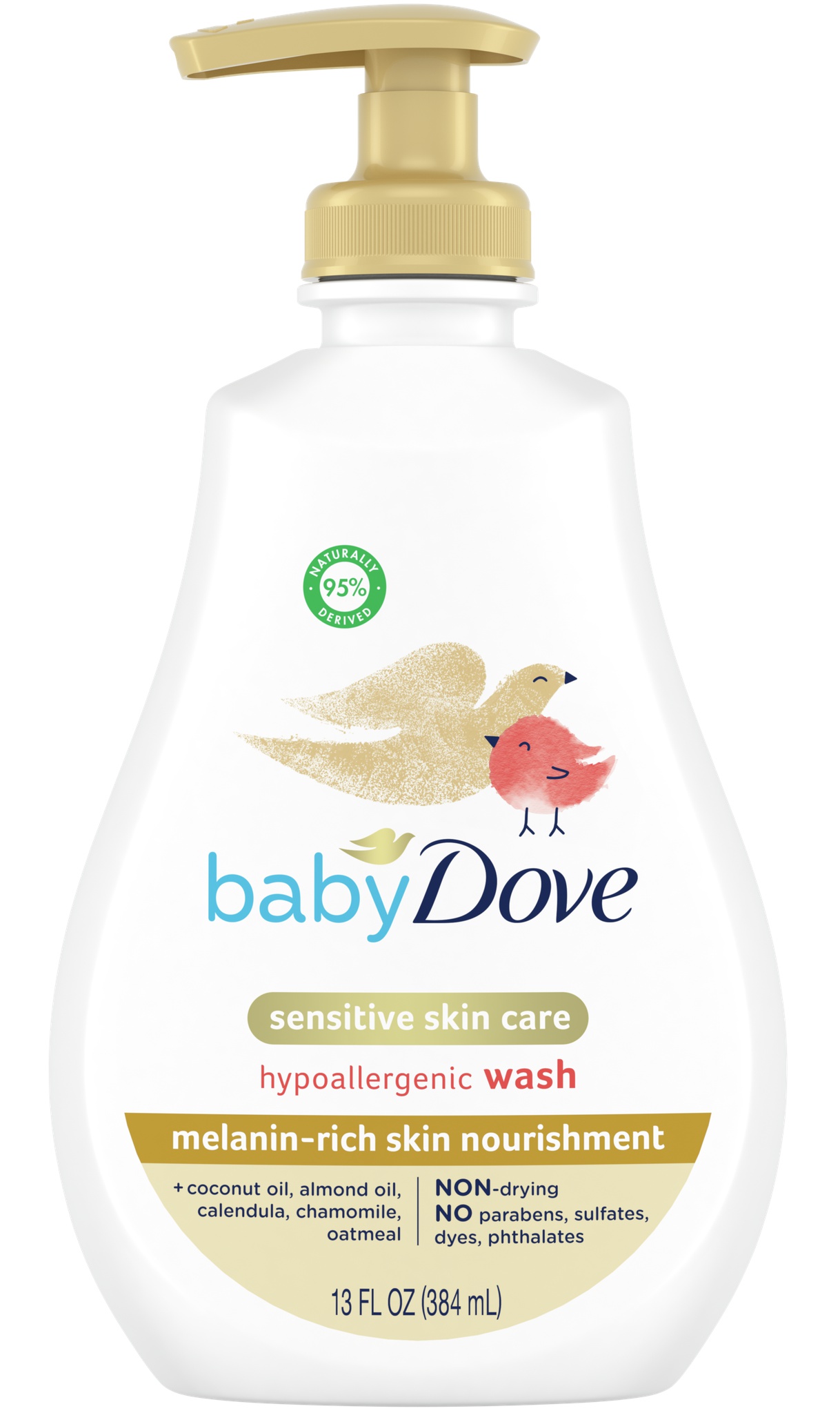 Baby Dove Melanin Rich Skin Nourishment Sensitive Skin Care Hypoallergenic Wash