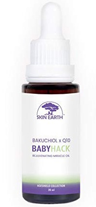 Skin Earth Bakuchiol X Q10 Babyhack Rejuvenating Miracle Oil