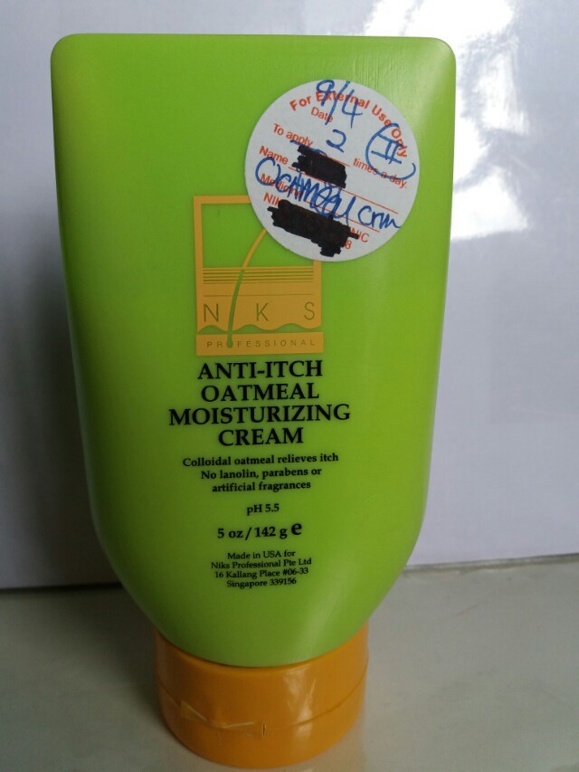 Niks Anti-Itch Oatmeal Moisturising Cream