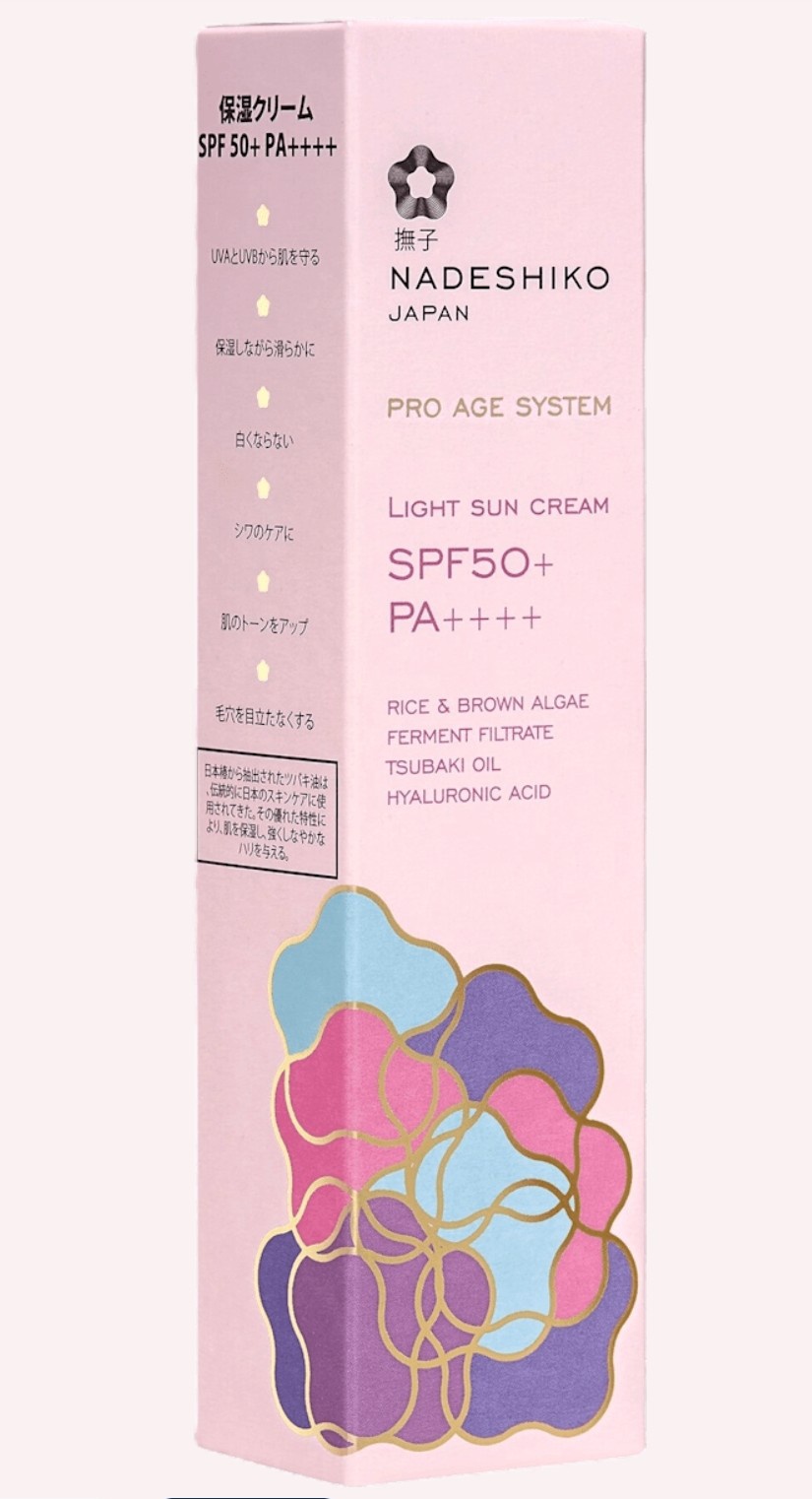 Nadeshiko Japan Light Sun Cream SPF50+ Pa++++
