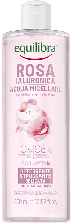 Equilibra Rosa Ialuronica Gentle Cleansing Micellar Water