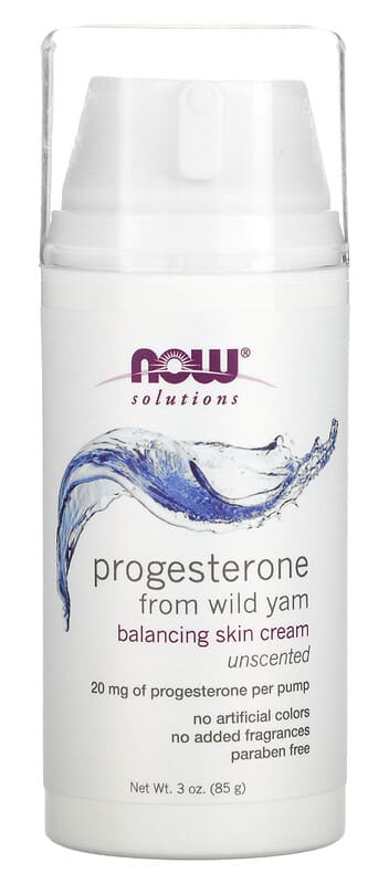 Now Foods Solutions Natural Progesterone Skin Cream With Wild Yam