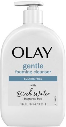 Olay Gentle Foaming Face Wash With Birch Water Fragrance-free