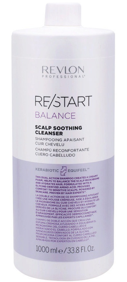 Revlon Restart Balance Shampoo Scalp Soothing Cleanser