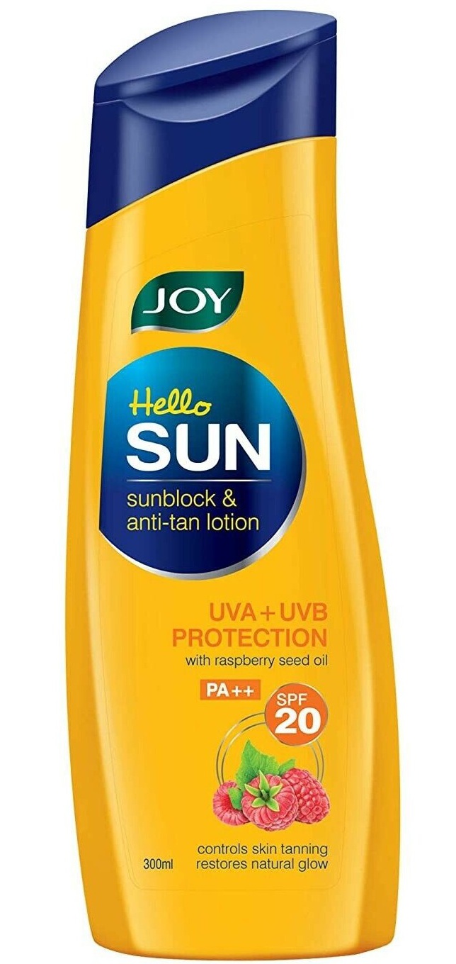 Joy Hello Sun Sunblock & Anti-tan Lotion Sunscreen SPF 20 Pa++