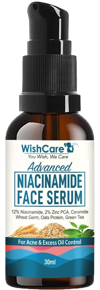 WishCare 12% Niacinamide Serum With 2% Zinc, Oats Protein & Green Tea