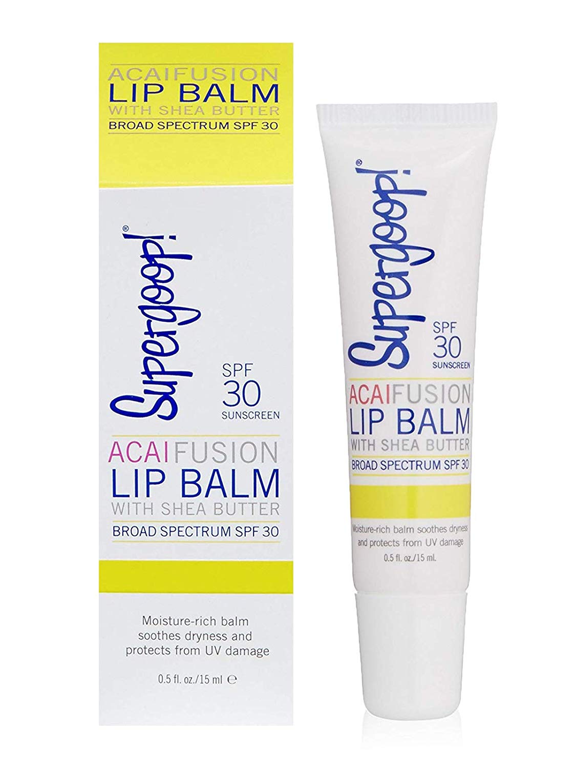 Supergoop! Acai Fusion Lip Balm Spf 30 ingredients (Explained)