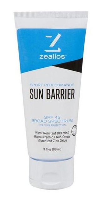 Zealios Sport Performance Sun Barrier SPF 45 Broad Spectrum