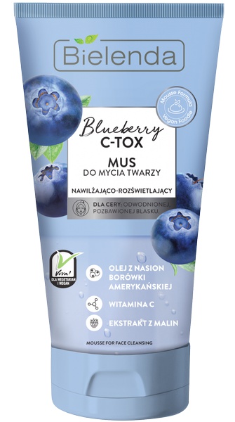 Bielenda Blueberry C-Tox Mousse For Face Cleansing