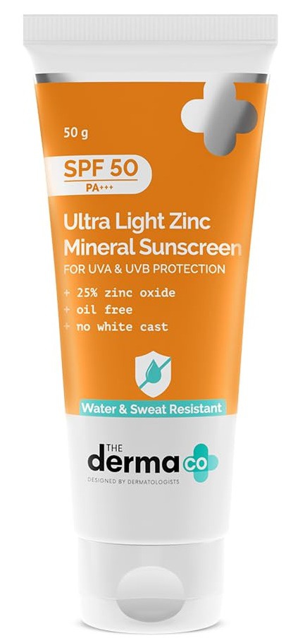 The derma CO Ultra Light Zinc Mineral Sunscreen