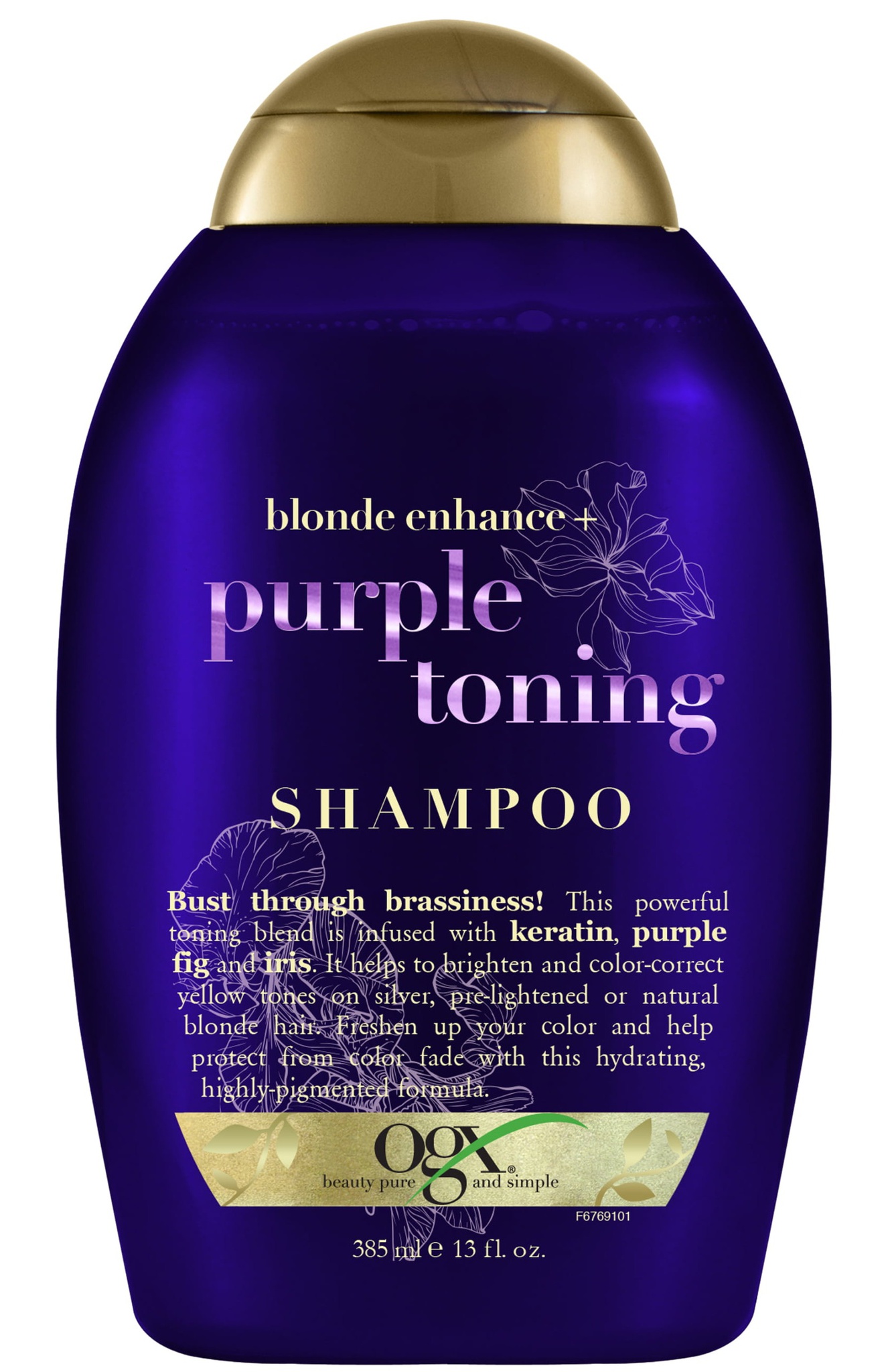 OGX Blonde Enhanced + Purple Toning Shampoo