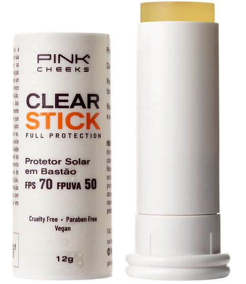 Pink Cheeks Clear Stick Full Protection