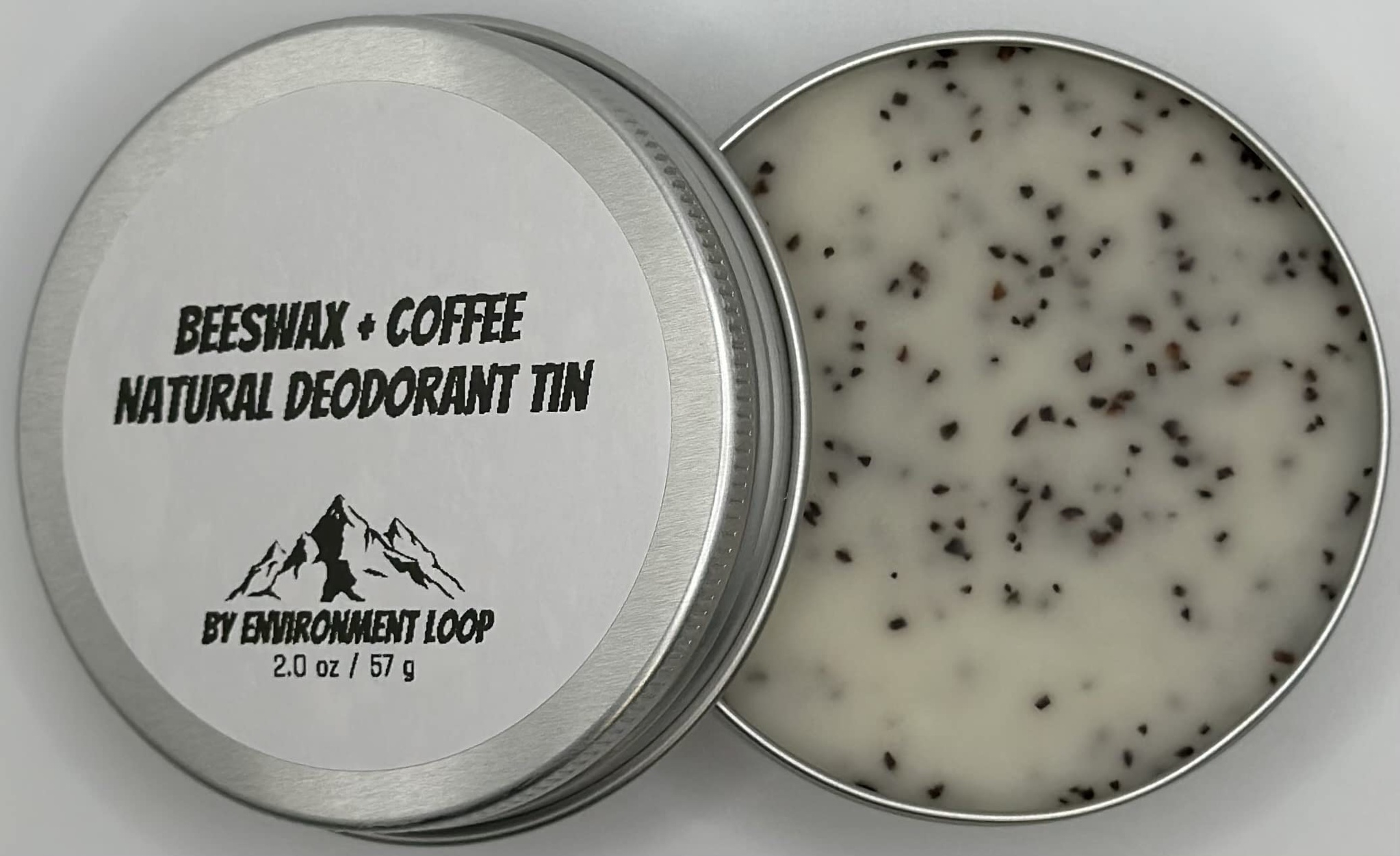 Environment Loop Beeswax + Coffee Natural Deodorant Tin