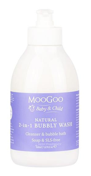 MooGoo 2 In 1 Baby & Child Bubbly Wash