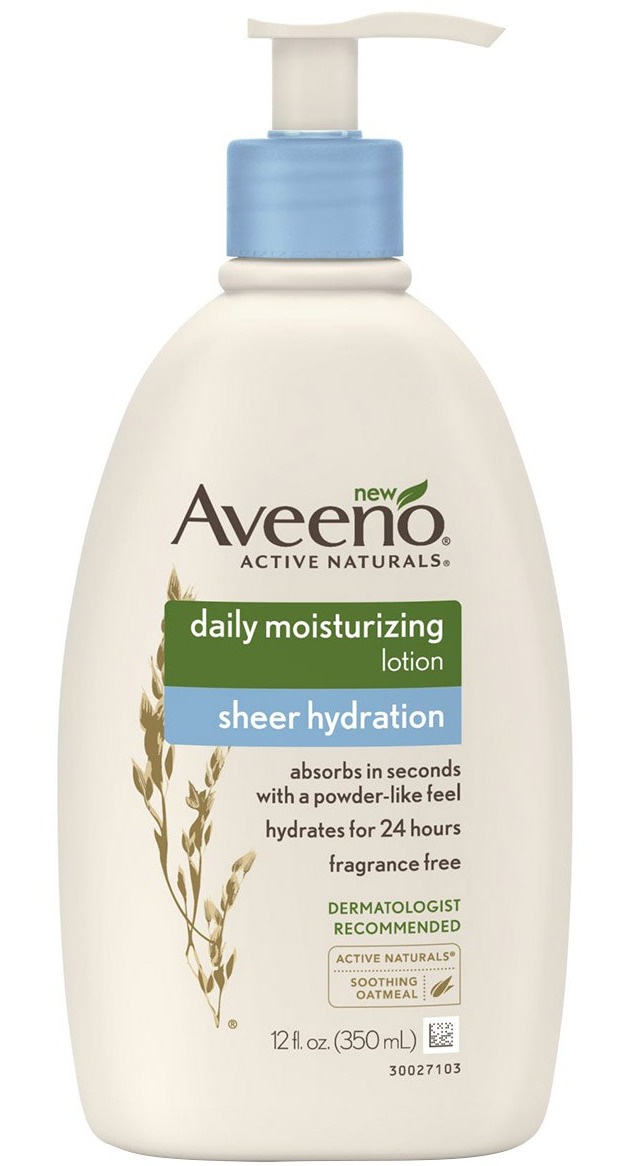 Aveeno Active Naturals Daily Moisturising Sheer Hydration Fragrance Free Lotion