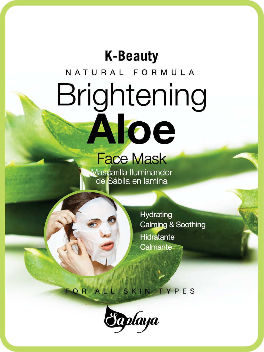 Saplaya Brightening Aloe Face Mask