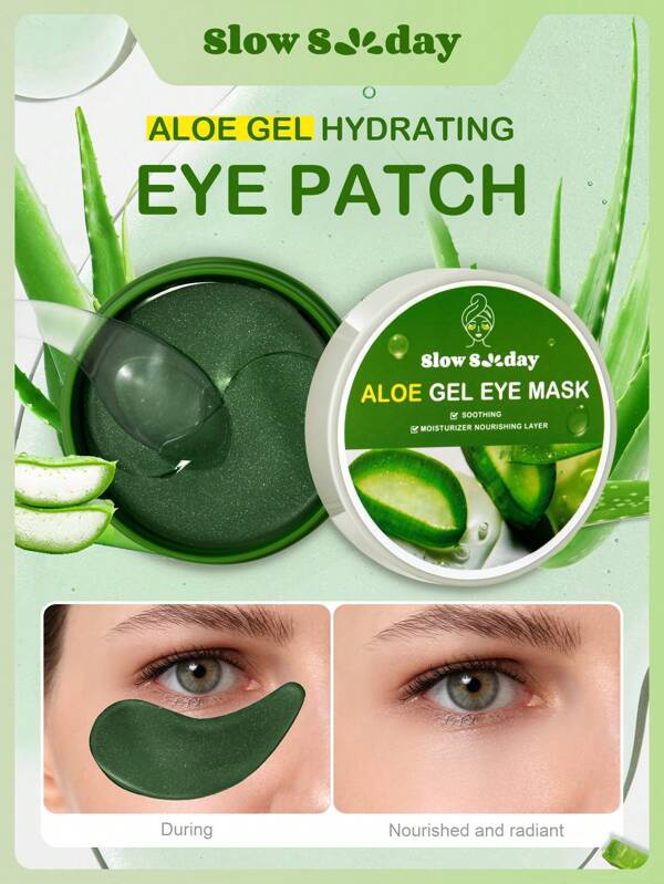 Shein slow sunday Aloe Gel Eye Mask