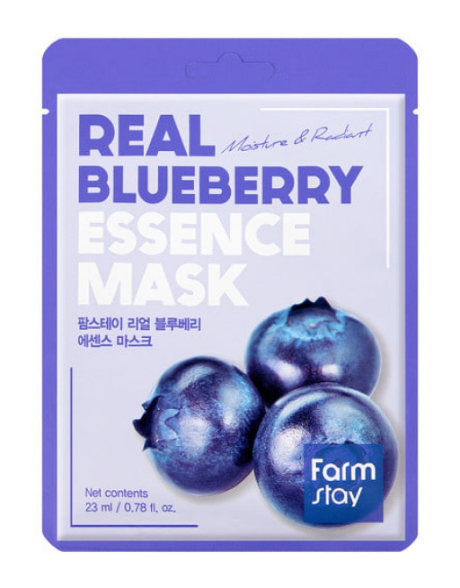 FarmStay Real Blueberry Essence Mask