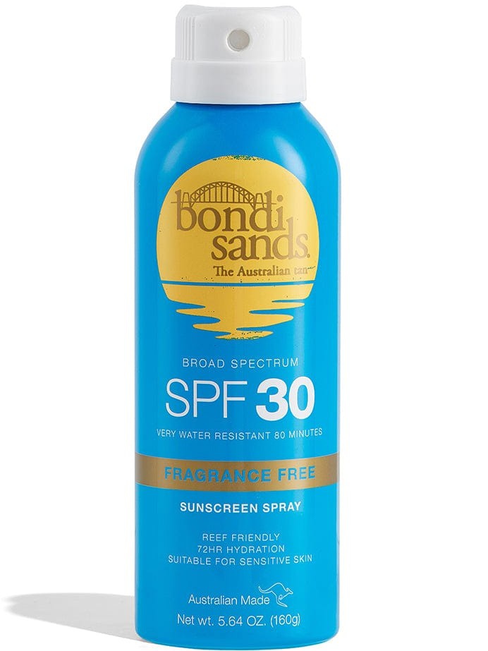 Bondi Sands Fragrance Free Water Resistant Sunscreen Spray SPF 30