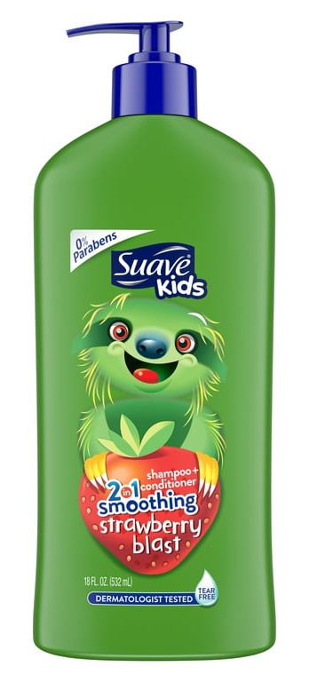 Suave Kids Strawberry Blast 2 In 1 Smoothers Shampoo + Conditioner